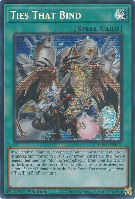 Ties That Bind - MP25-EN071 - Prismatic Secret Rare - 1st Edition