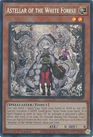 Astellar of the White Forest - MP25-EN079 - Prismatic Secret Rare - 1st Edition