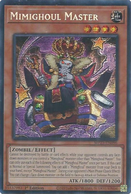 Mimighoul Master - MP25-EN096 - Prismatic Secret Rare - 1st Edition