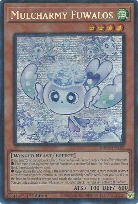 Mulcharmy Fuwalos - MP25-EN102 - Prismatic Secret Rare - 1st Edition