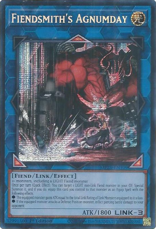 Fiendsmith's Agnumday - MP25-EN109 - Prismatic Secret Rare - 1st Edition