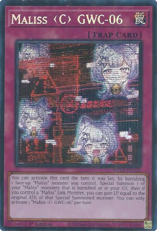 Maliss C GWC-06 - MP25-EN128 - Prismatic Secret Rare - 1st Edition