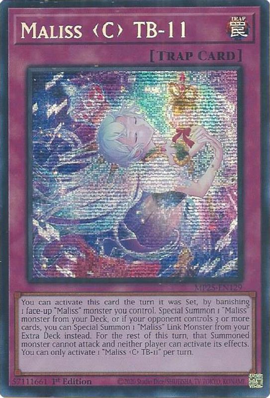 Maliss C TB-11 - MP25-EN129 - Prismatic Secret Rare - 1st Edition