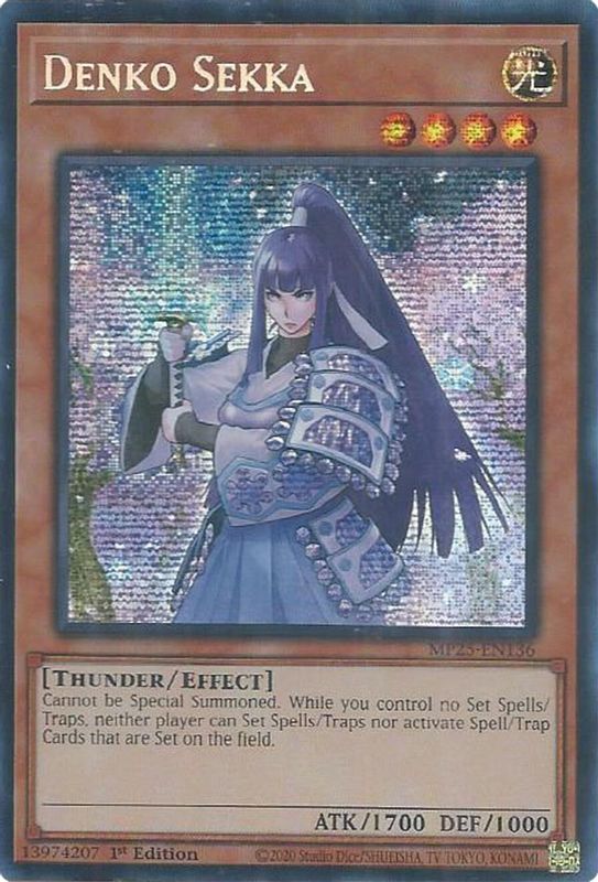 Denko Sekka - MP25-EN136 - Prismatic Secret Rare - 1st Edition