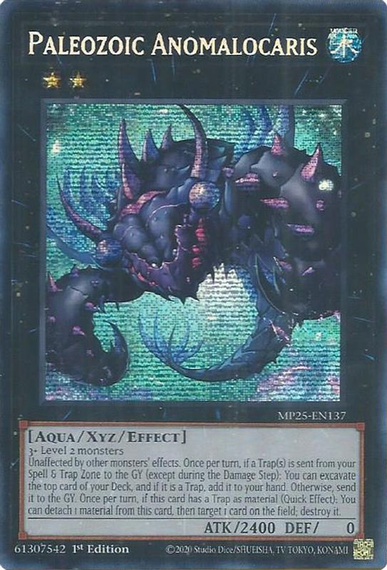 Paleozoic Anomalocaris - MP25-EN137 - Prismatic Secret Rare - 1st Edition