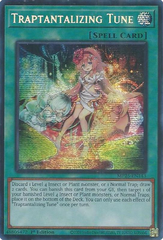 Traptantalizing Tune - MP25-EN143 - Prismatic Secret Rare - 1st Edition