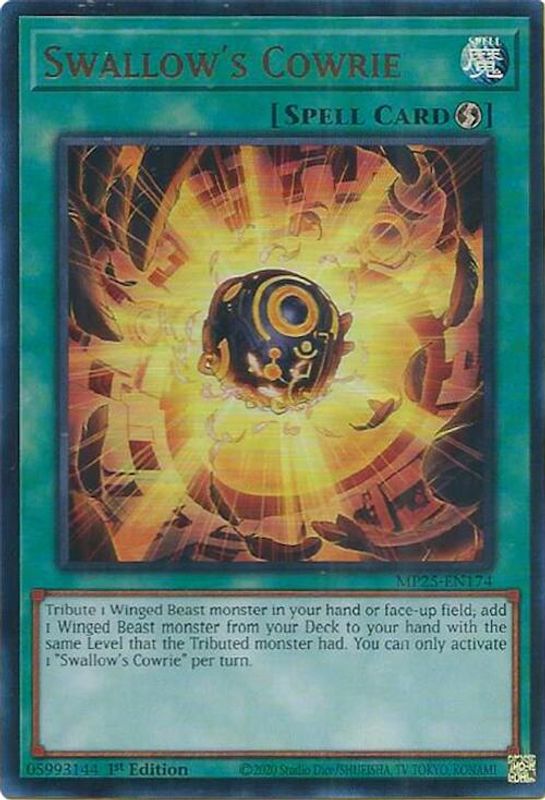 Swallow's Cowrie - MP25-EN174 - Ultra Rare - 1st Edition