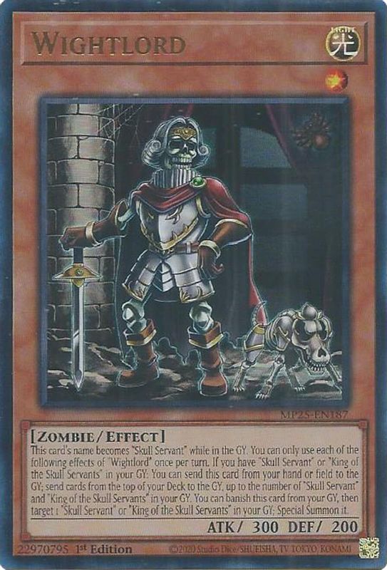 Wightlord - MP25-EN187 - Ultra Rare - 1st Edition