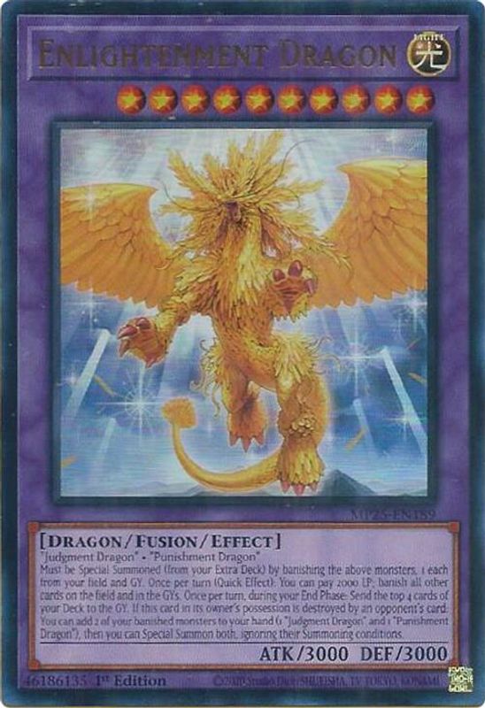 Enlightenment Dragon - MP25-EN189 - Ultra Rare - 1st Edition
