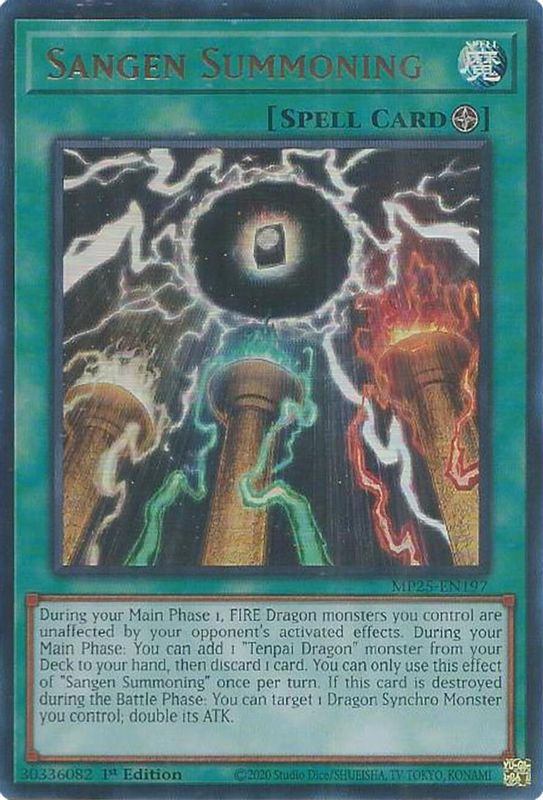Sangen Summoning - MP25-EN197 - Ultra Rare - 1st Edition