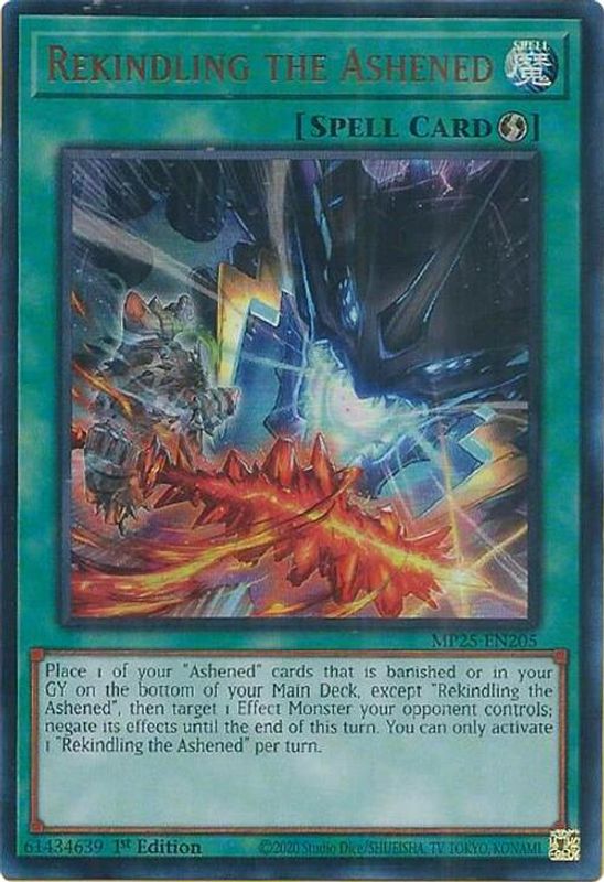Rekindling the Ashened - MP25-EN205 - Ultra Rare - 1st Edition