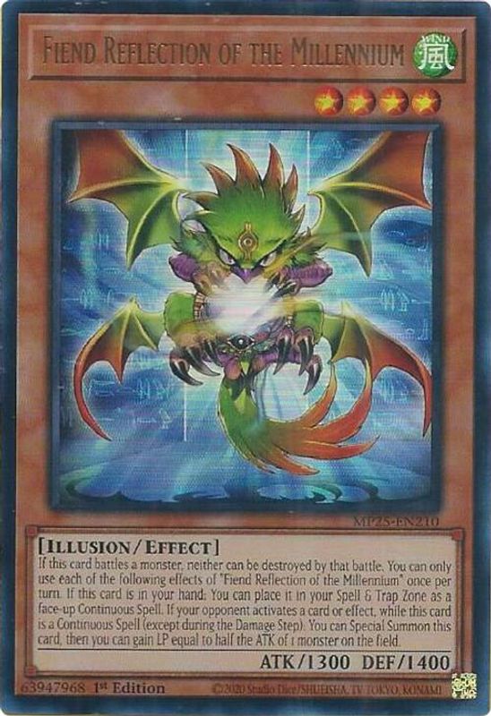Fiend Reflection of the Millennium - MP25-EN210 - Ultra Rare - 1st Edition