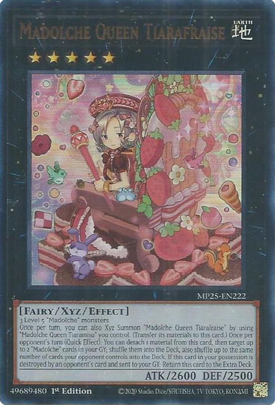 Madolche Queen Tiarafraise - MP25-EN222 - Ultra Rare - 1st Edition