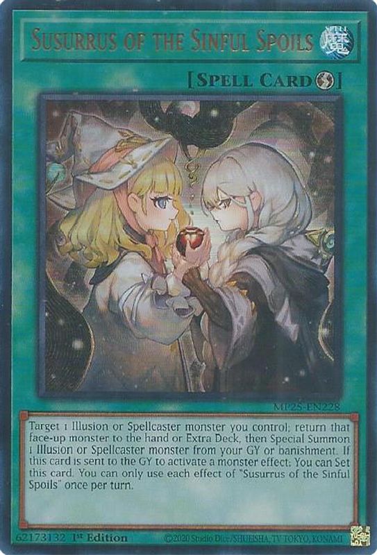 Susurrus of the Sinful Spoils - MP25-EN228 - Ultra Rare - 1st Edition