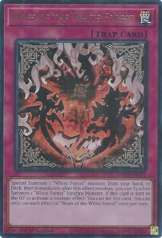 Woes of the White Forest - MP25-EN231 - Ultra Rare - 1st Edition