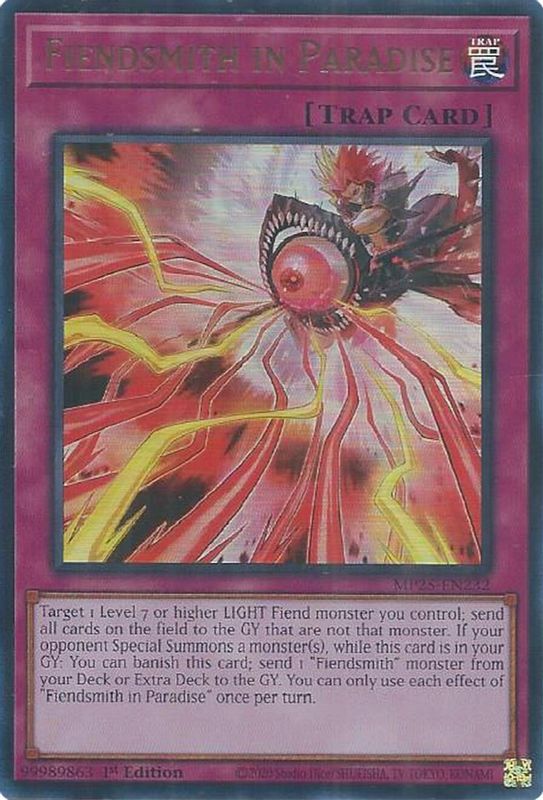 Fiendsmith in Paradise - MP25-EN232 - Ultra Rare - 1st Edition