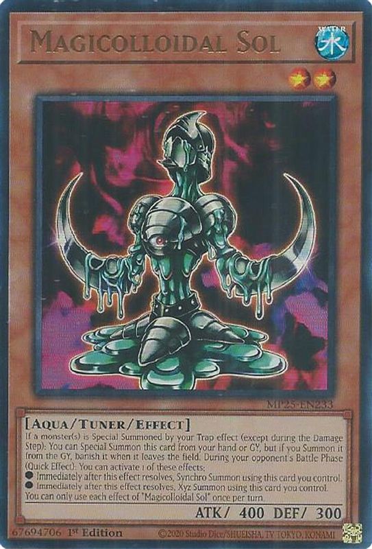 Magicolloidal Sol - MP25-EN233 - Ultra Rare - 1st Edition