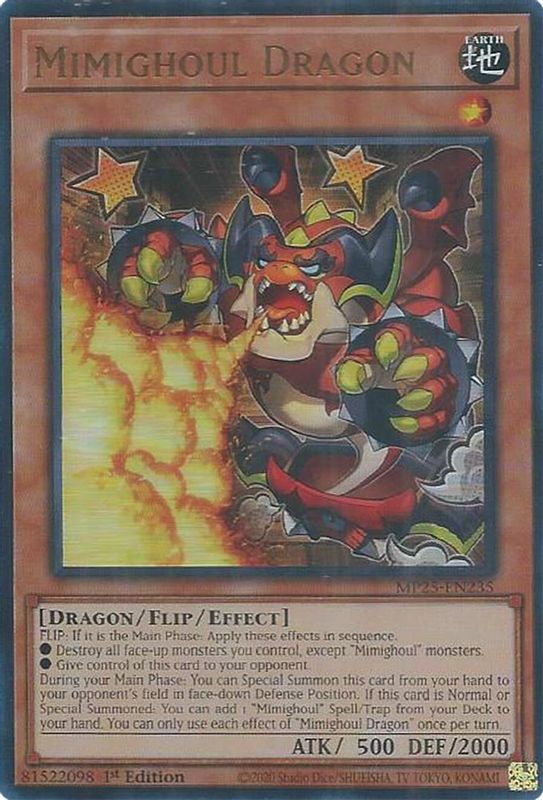 Mimighoul Dragon - MP25-EN235 - Ultra Rare - 1st Edition