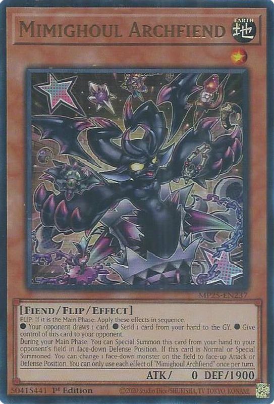 Mimighoul Archfiend - MP25-EN237 - Ultra Rare - 1st Edition