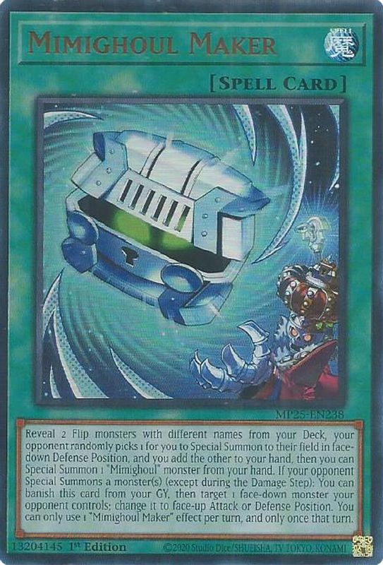 Mimighoul Maker - MP25-EN238 - Ultra Rare - 1st Edition