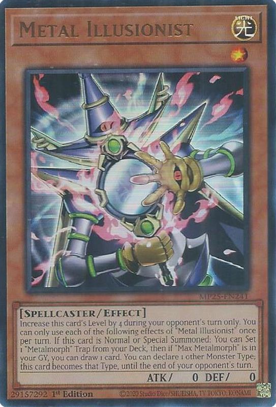 Metal Illusionist - MP25-EN241 - Ultra Rare - 1st Edition