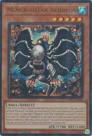 Mementotlan Akihiron - MP25-EN243 - Ultra Rare - 1st Edition