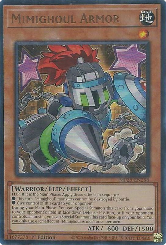 Mimighoul Armor - MP25-EN256 - Ultra Rare - 1st Edition