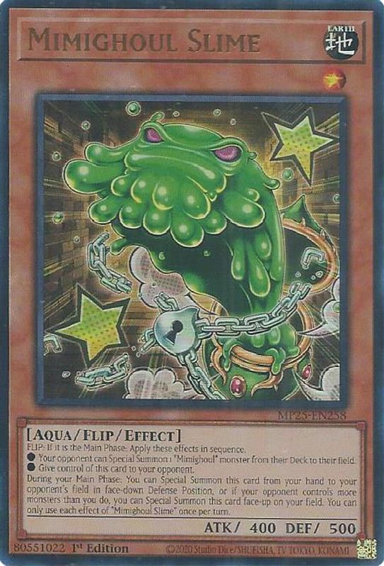 Mimighoul Slime - MP25-EN258 - Ultra Rare - 1st Edition