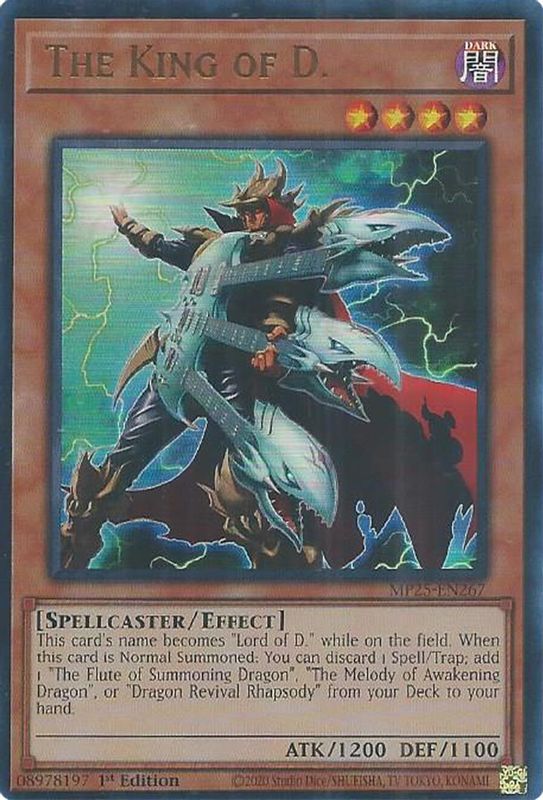 The King of D. - MP25-EN267 - Ultra Rare - 1st Edition
