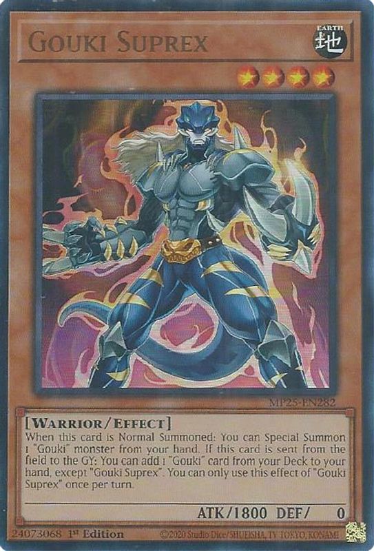 Gouki Suprex - MP25-EN282 - Ultra Rare - 1st Edition