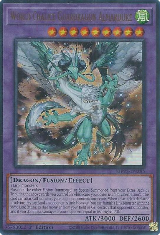 World Chalice Guardragon Almarduke - MP25-EN285 - Ultra Rare - 1st Edition