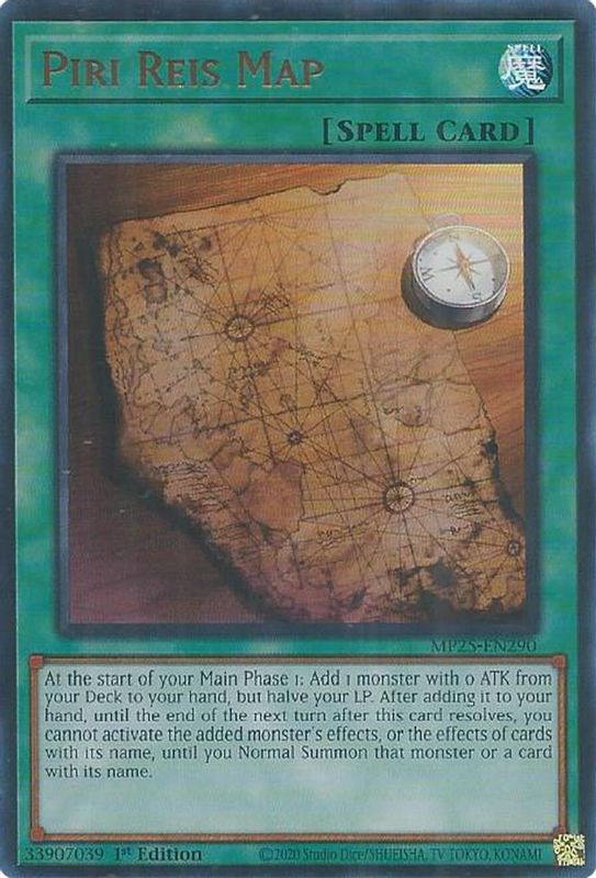 Piri Reis Map - MP25-EN290 - Ultra Rare - 1st Edition