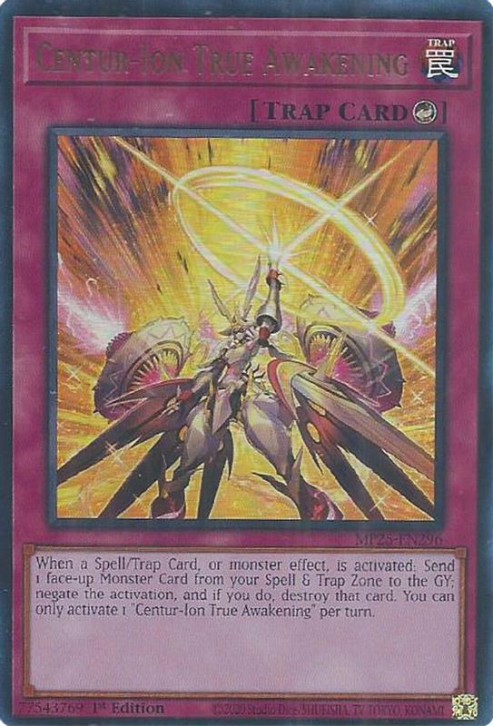 Centur-Ion True Awakening - MP25-EN296 - Ultra Rare - 1st Edition