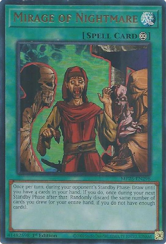 Mirage of Nightmare - MP25-EN298 - Ultra Rare - 1st Edition