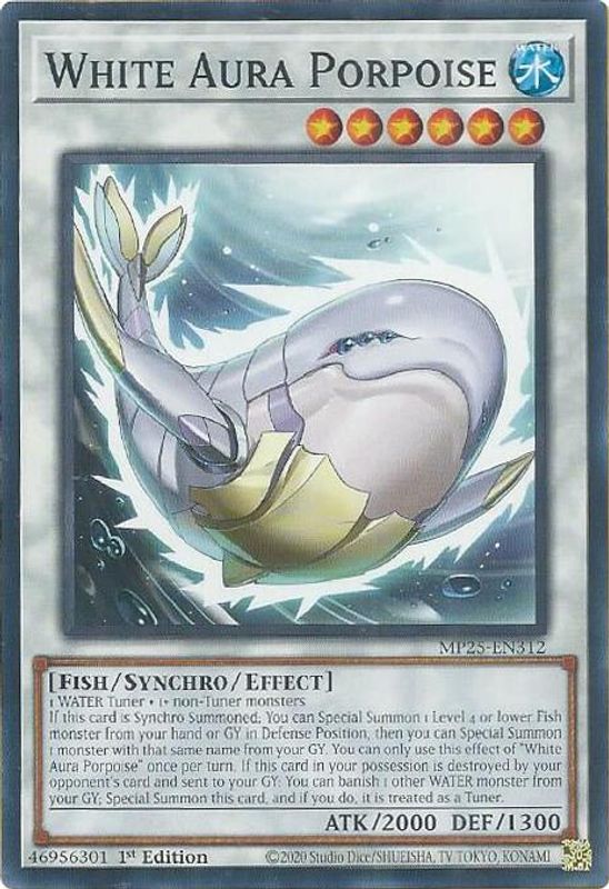 White Aura Porpoise - MP25-EN312 - Common - 1st Edition