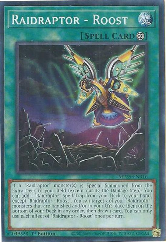 Raidraptor - Roost - MP25-EN316 - Common - 1st Edition