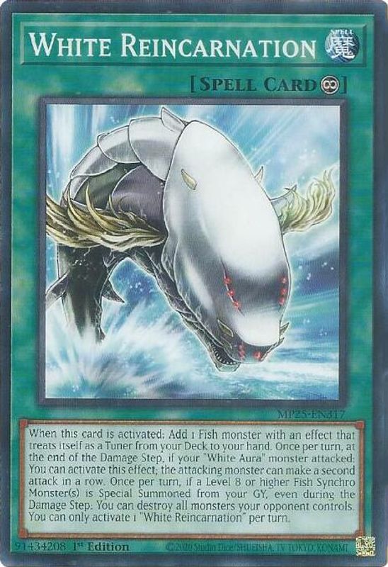 White Reincarnation - MP25-EN317 - Common - 1st Edition