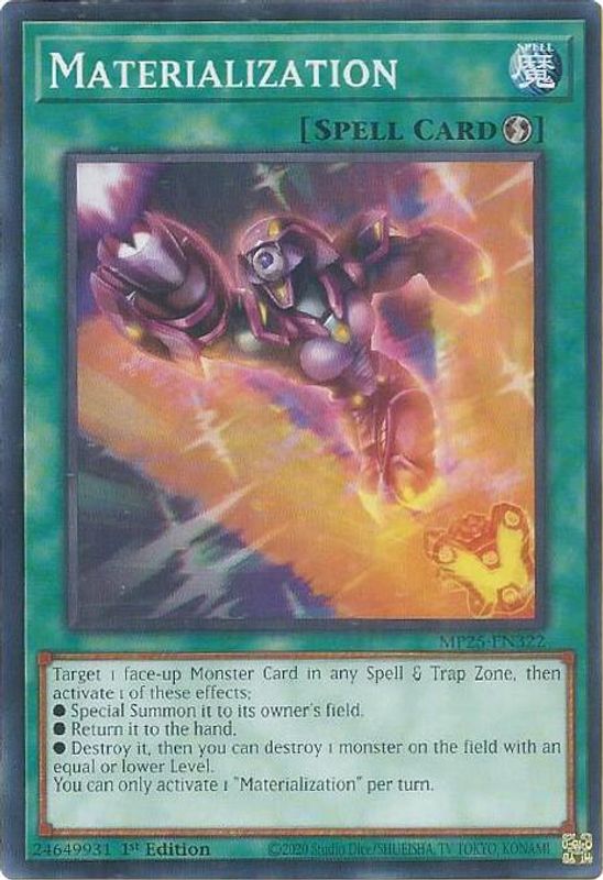 Materialization - MP25-EN322 - Common - 1st Edition
