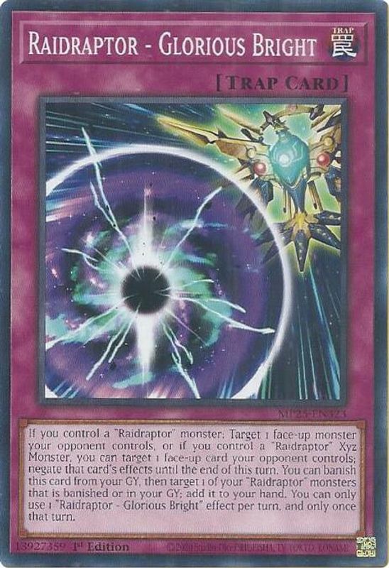 Raidraptor - Glorious Bright - MP25-EN323 - Common - 1st Edition