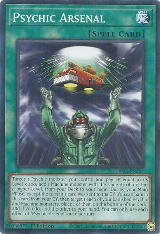 Psychic Arsenal - MP25-EN327 - Common - 1st Edition