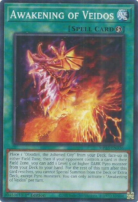 Awakening of Veidos - MP25-EN336 - Common - 1st Edition