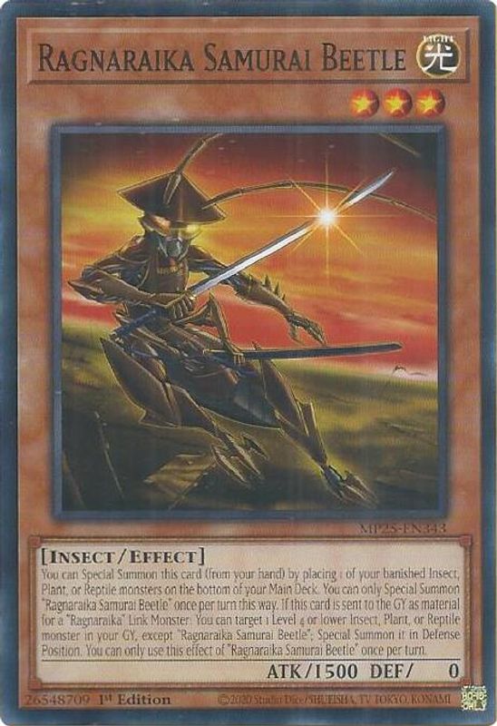 Ragnaraika Samurai Beetle - MP25-EN343 - Common - 1st Edition