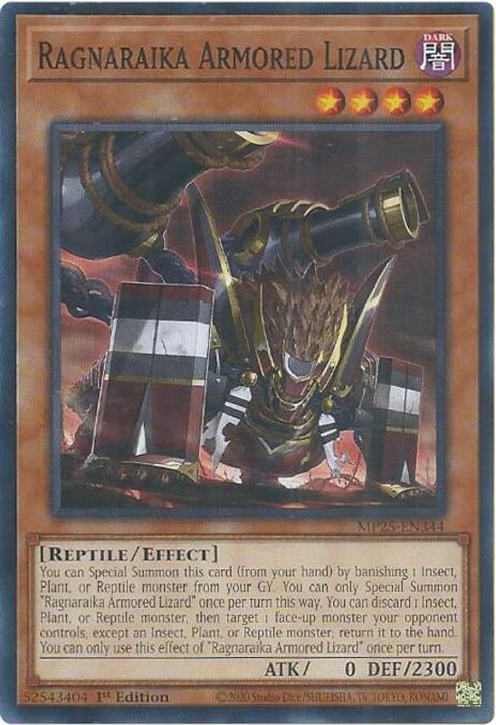 Ragnaraika Armored Lizard - MP25-EN344 - Common - 1st Edition