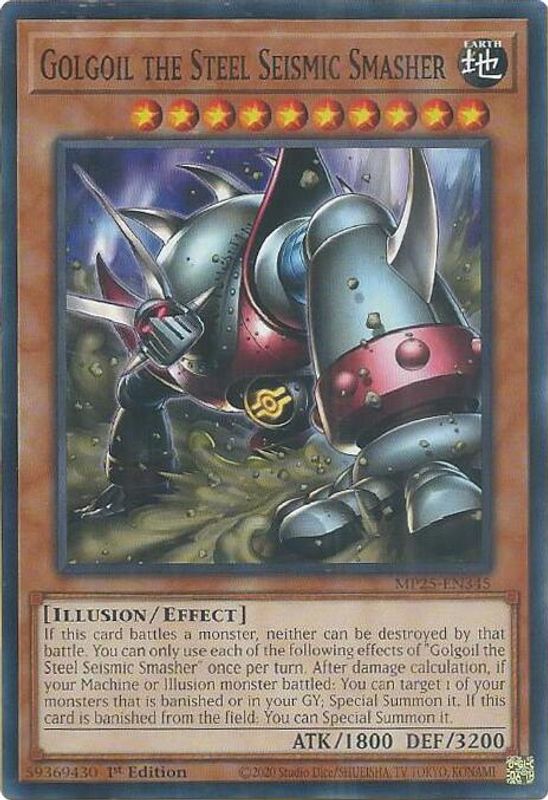 Golgoil the Steel Seismic Smasher - MP25-EN345 - Common - 1st Edition