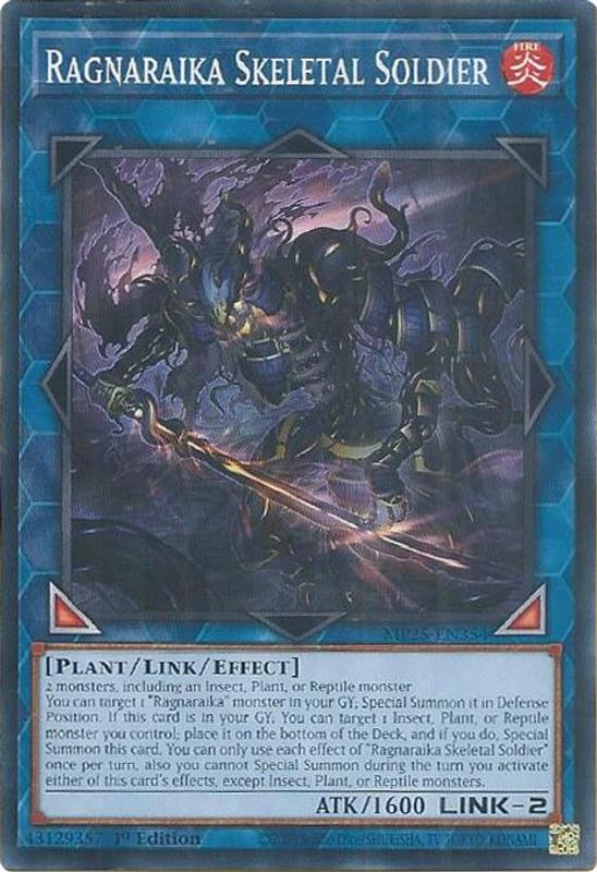 Ragnaraika Skeletal Soldier - MP25-EN354 - Common - 1st Edition