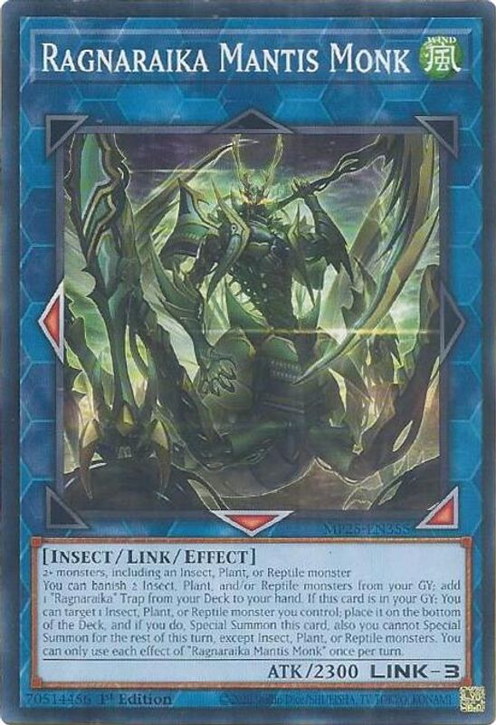 Ragnaraika Mantis Monk - MP25-EN355 - Common - 1st Edition