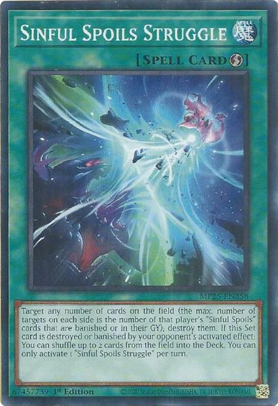 Sinful Spoils Struggle - MP25-EN358 - Common - 1st Edition