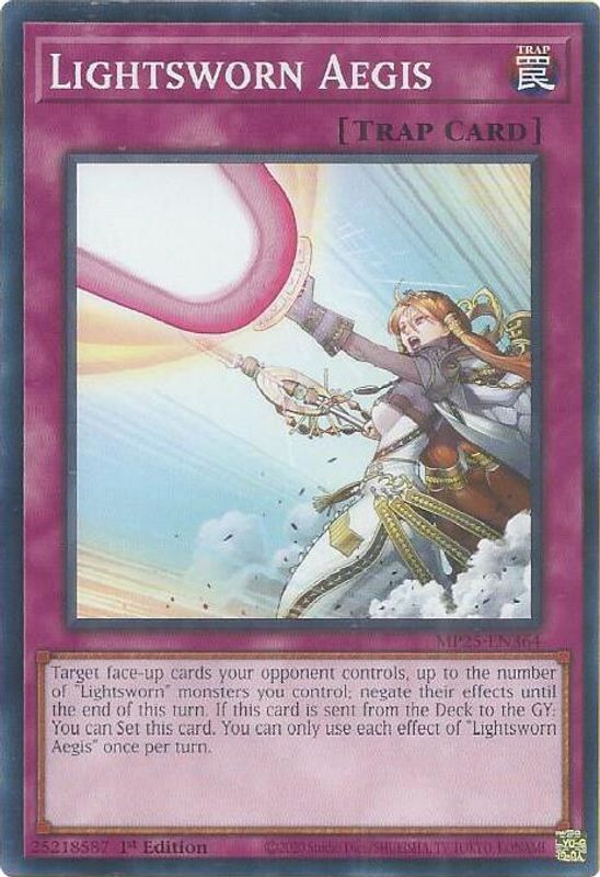 Lightsworn Aegis - MP25-EN364 - Common - 1st Edition