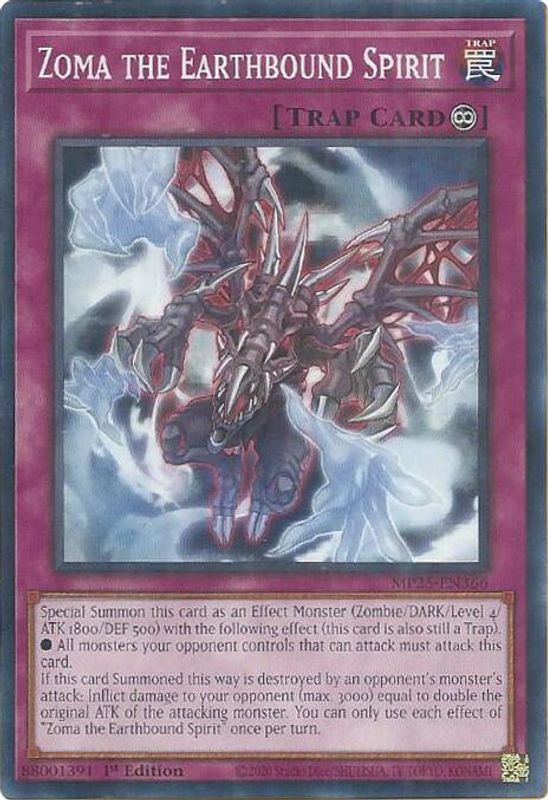 Zoma the Earthbound Spirit - MP25-EN366 - Common - 1st Edition