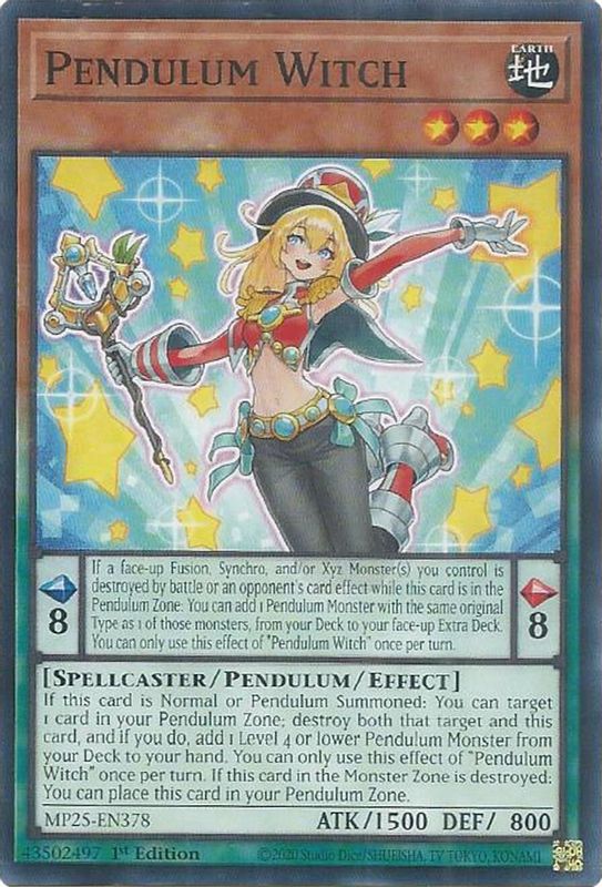 Pendulum Witch - MP25-EN378 - Common - 1st Edition